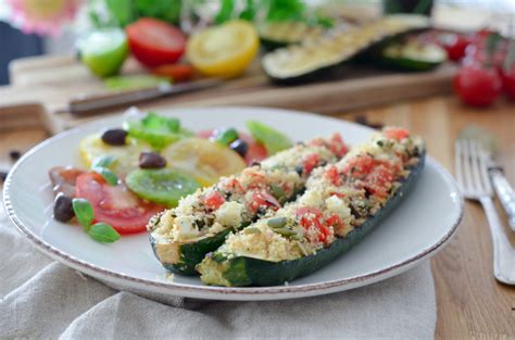 Courgettes farcies à la semoule Les Pépites de Noisette