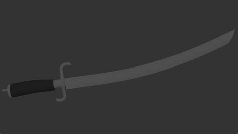 Pirate Sword 3d Model