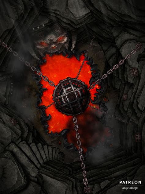 Hell Pit Angela Maps Free Static And Animated Battle Maps For D D And Other RPGs