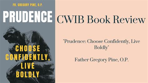 Cwib Book Review Prudence — Catholic Women In Business