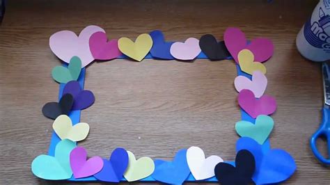 Foto marco online con manzanas de colores para decorar. DIY: Marco decorado para San Valentin! SUPER FACIL! - YouTube