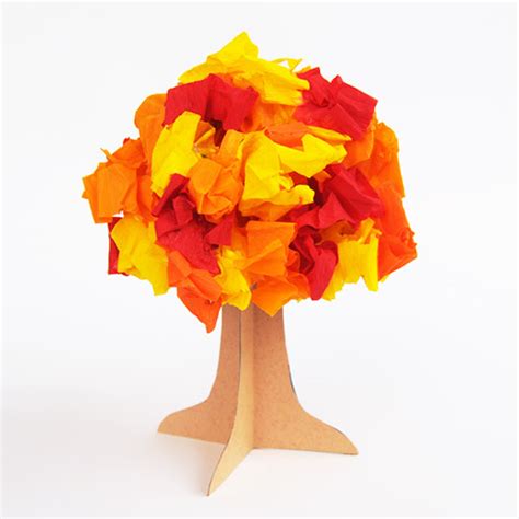 3d Tree Craft For Kids Example