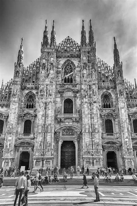 The Gothic Milan Cathedral Aka Duomo Di Milano Italy Editorial Image