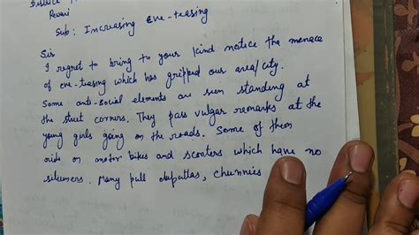 Letter Writing 📝 Class 11 Part 3 By Pawan Sir Youtube