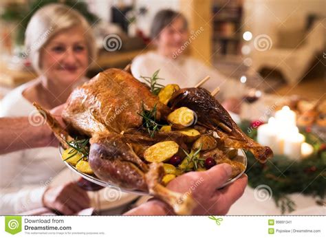 What you need for a perfectly cooked turkey. Family Celebrating Christmas. Roasted Turkey On Tray. Stock Image - Image of meal, december ...