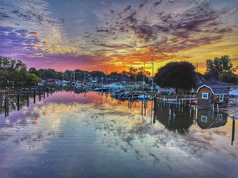 Marina Sunrise Photograph By Mark Hewer Pixels