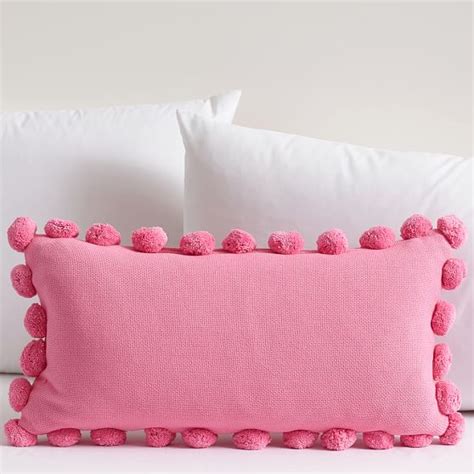 Pom Pom Organic Pillow Cover Pbteen