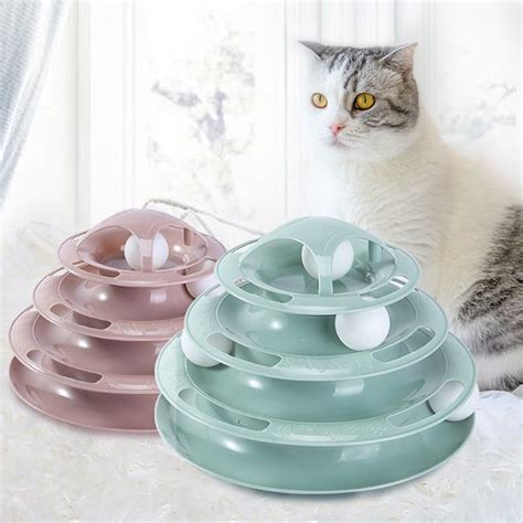 34 Levels Cats Toy Tower Tracks Cat Toys Interactive Cat Intelligence