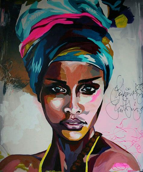 Painting Of Woman Black Art Painting Black Artwork Painting And Drawing