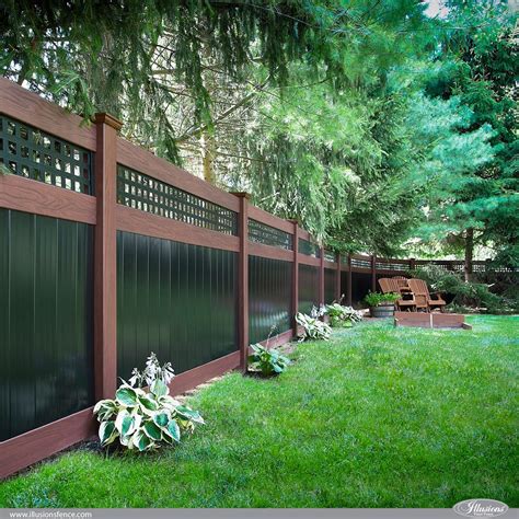 Featuring illusions vinyl fence and railing, grand illusions color spectrum color pvc vinyl fence, and grand illusions vinyl woodbond pvc vinyl fence. 42 Vinyl Fence Home Decor Ideas for Your Yard - Illusions ...