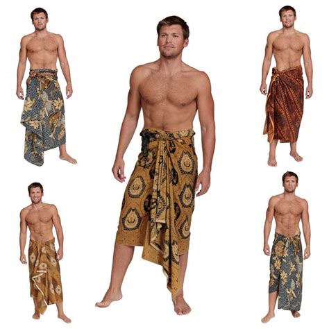 mens traditional indonesian batik sarongs assorted fringeless sarong hot sex picture