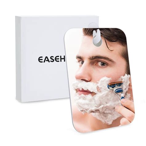 Interdesign forma metal suction shower mirror. Easehold Fogless Shower Mirror Bathroom Shaving Mirror for ...