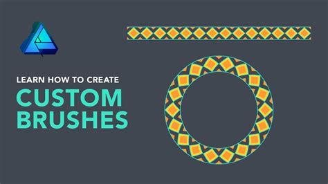 Affinity Designer Custom Brushes Geometric Shapes Youtube