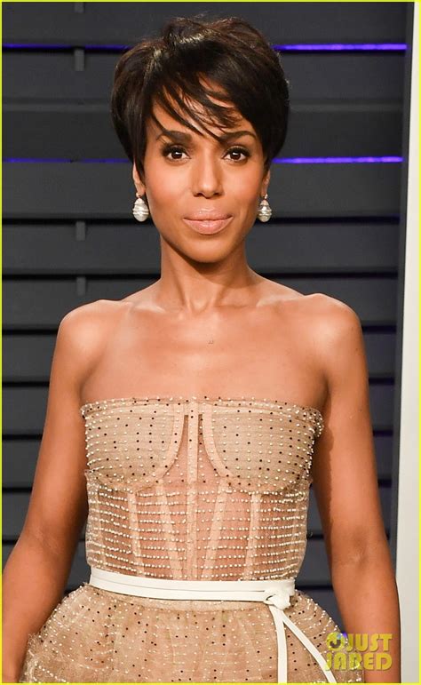 Photo Kerry Washington Chic Bob Hairstyle Vanity Fair Oscars Party 06