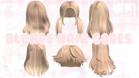 Aesthetic Blonde Hair Codes For Bloxburg Aivashamsters Youtube