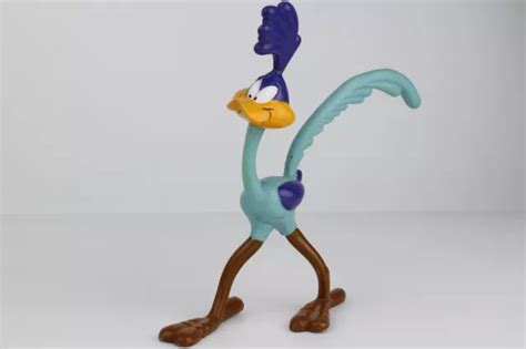 Vintage Figure Warner Bros Looney Tunes Road Runner 6 Bendable Tyco