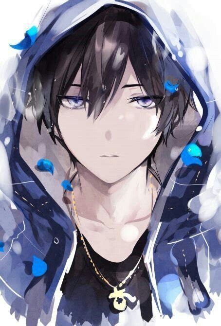 Aesthetic Anime Boy With Blue Hair Anime Wallpaper Hd