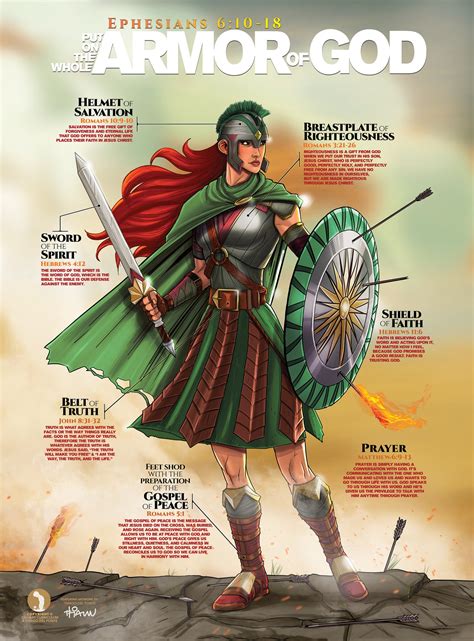 The Armor Of God V2 65 In X 88 In Life Size Calvary Curriculum