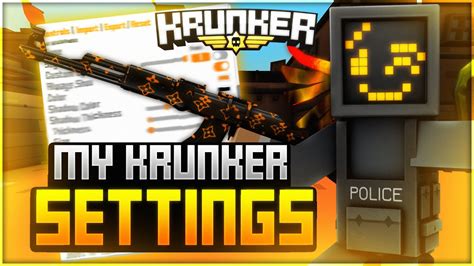 This article is about the settings that apply to every game of krunker you play once set, and which can be accessed by clicking settings on the main page. BEST KRUNKER SETTINGS | My Settings in Krunker.io - YouTube