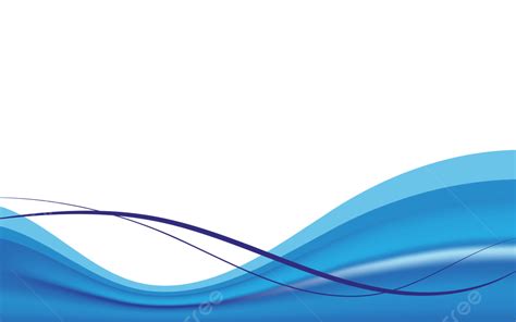 Abstract Background Smooth Blue Gradient Mesh Wave Design Banner