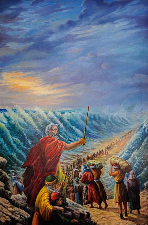 Moses bible images from christian image source. Moses at the Red Sea Painting by Vladimir Bibikov