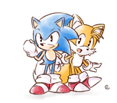 Classic Sonic And Tails By Tsubaki977 On Deviantart