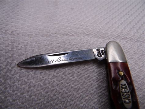 Case Xx Dwight D Eisenhower 2 Blade Brown Bone Pocket Knife 06263 Ss Ebay