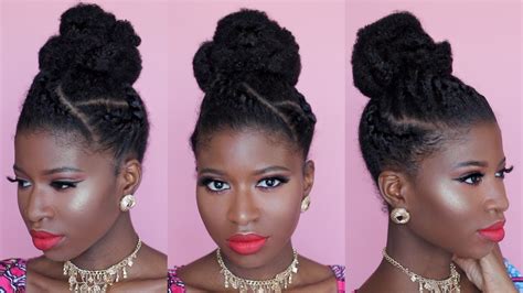 Updos are probably the main choice of hairstyle in this festive season and it's no surprise as they flatter if you ever thought simple protective hairstyles are not appropriate for the season festivities, mahoganycurls's tutorial will prove you wrong. NATURAL HAIR | EASY FORMAL BUN UPDO | FT ...