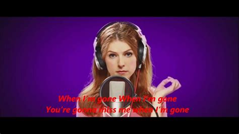 Anna Kendrick Cups When Im Gone Radio Version Pitch Perfect