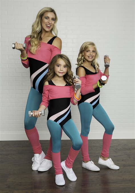 Women S 80 S Workout Girl Costume