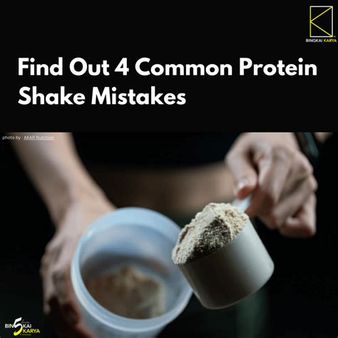 Find Out 4 Common Protein Shake Mistakes