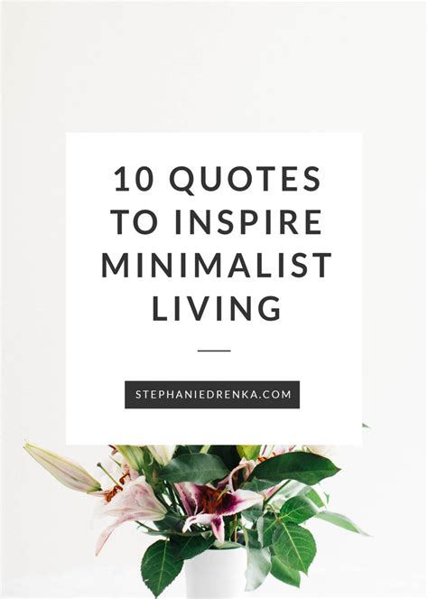 10 Quotes To Inspire A Minimalist Lifestyle