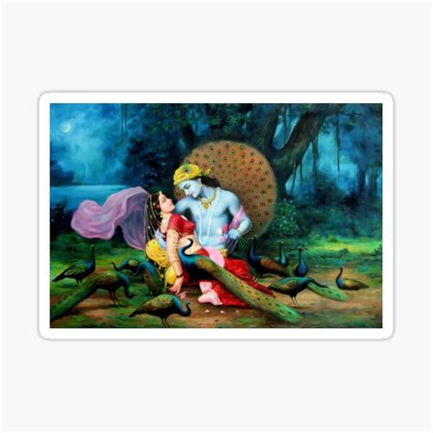 Hare Krishna Shree Krishna Sticker For Sale By Simplysober Redbubble