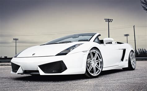 Free Download White Lamborghini Gallardo Hd Desktop Wallpaper Hd