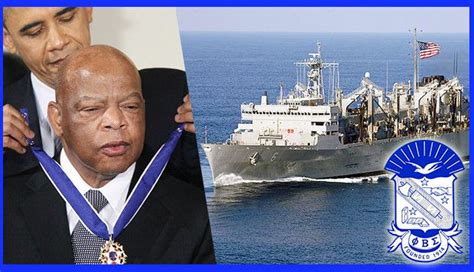 The Us Navy Just Named A Ship After Phi Beta Sigmas Rep John Lewis
