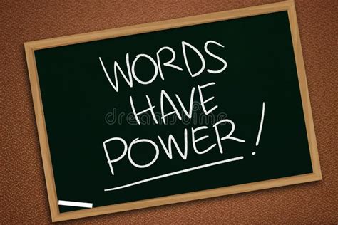 Words Have Power Motivational Words Quotes Concept Stock Illustration