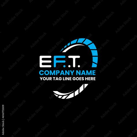 Eft Letter Logo Creative Design With Vector Graphic Eft Simple And