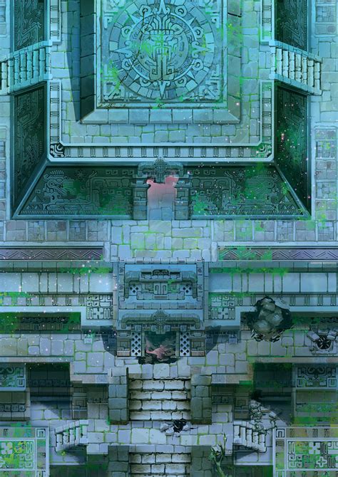 Aztec Temple Set 02 Party Of Two On Patreon Aztec Temple Dungeons