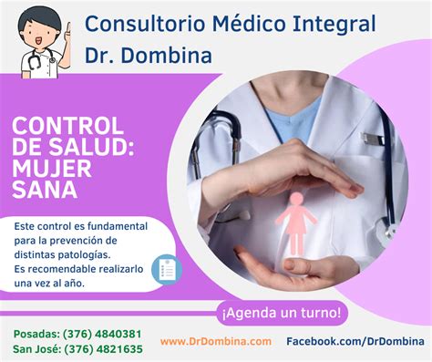 Control De Salud Mujer Sana Dr Ruben Emiliano Dombina