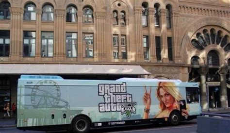 Gta V Themed Bus Spotted In Sydney Gta 5 Cheats Gta New Gta Grand