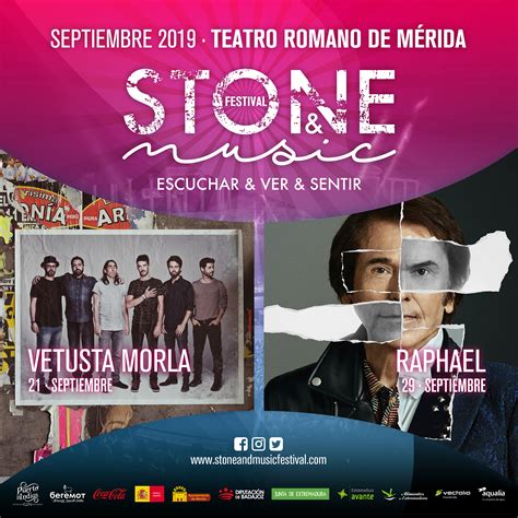 Stoneandmusicfestival Vetusta Morla Y Raphael Actuar N En El Stone