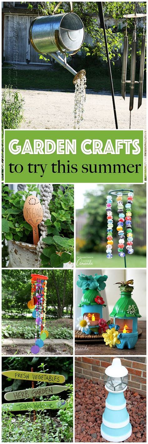 Lots Of Garden Crafts That You Can Make Create Your Own Garden Decorations With These Fun