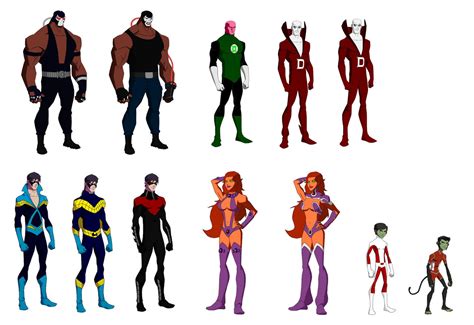 misc dc characters based on phil bourassa s style by majinlordx on deviantart