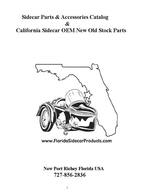 California Sidecar Mounting Diagrams