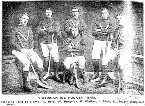 Image First Victorian Ice Hockey Team 1909png International Hockey