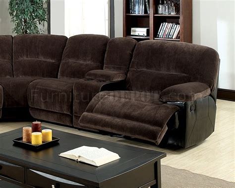 glasgow motion sectional sofa cm  brown microfiber