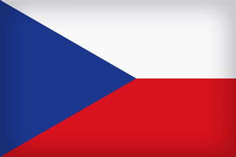Download nu deze tsjechië vlag achtergrond vectorillustratie. Czech Republic Large Flag | Gallery Yopriceville - High ...