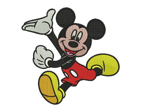8 Mickey Embroidery Design 4 Sizes Iron On Applique Mickey Mouse