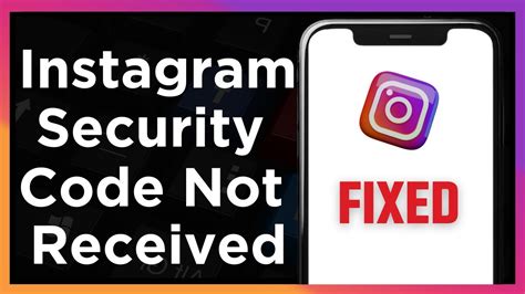 🚨instagram Security Code Not Received Solved Youtube