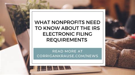 What Nonprofits Need To Know About The Irs Electronic Filing